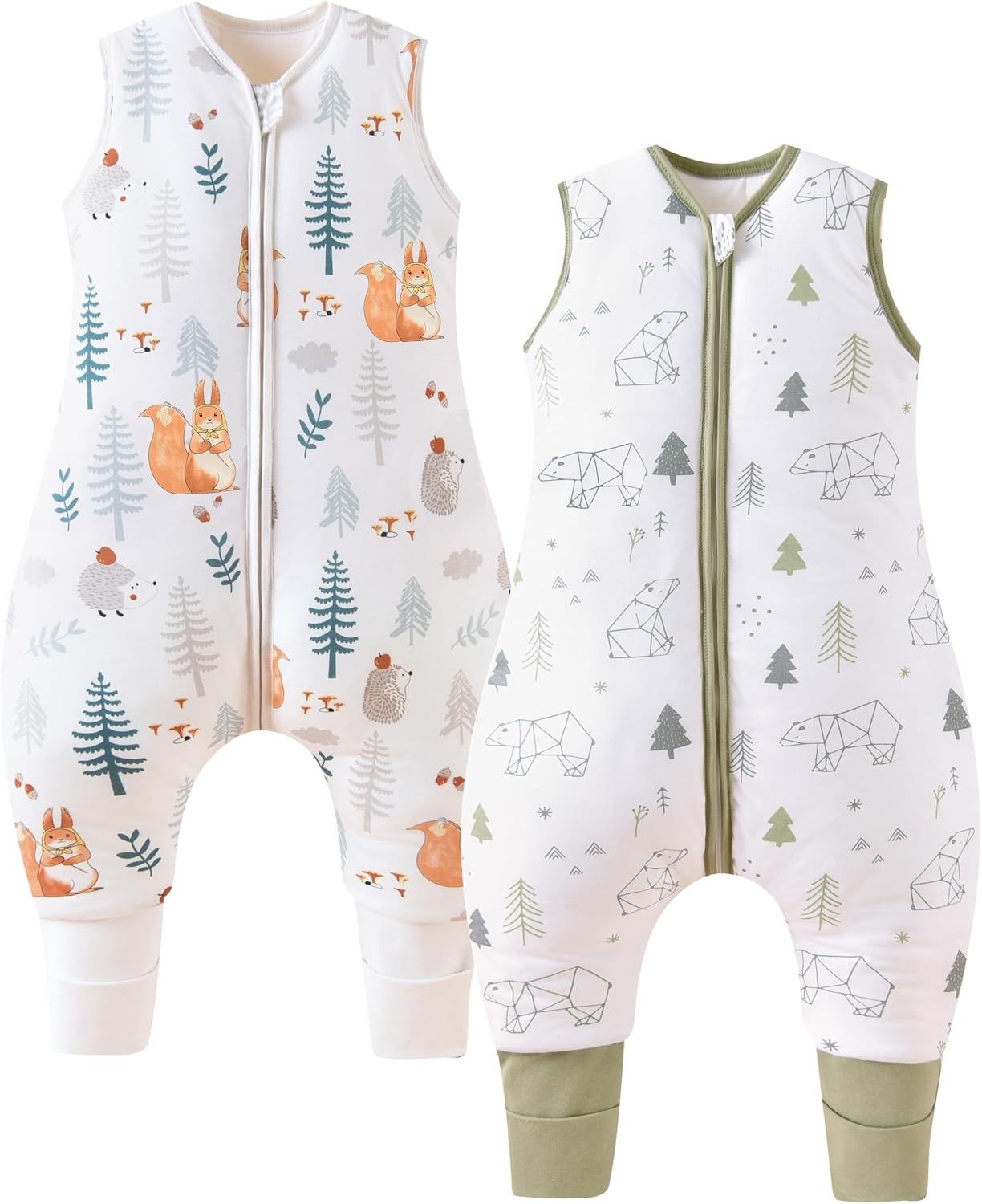 Chilsuessy Baby Slaapzak met Voetjes 2.5 Tog - Winterslaapzak voor Peuters