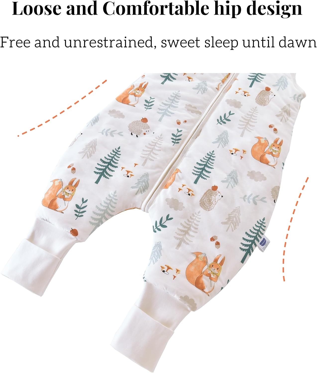 Chilsuessy Baby Slaapzak met Voetjes 2.5 Tog - Winterslaapzak voor Peuters