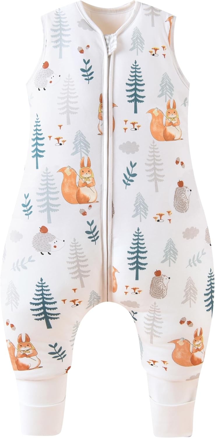 Chilsuessy Baby Slaapzak met Voetjes 2.5 Tog - Winterslaapzak voor Peuters