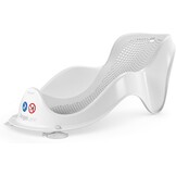 Angelcare Ergonomisch badzitje voor de babybadkuip Light Grey, aangenaam zacht ligvlak, ophangbaar