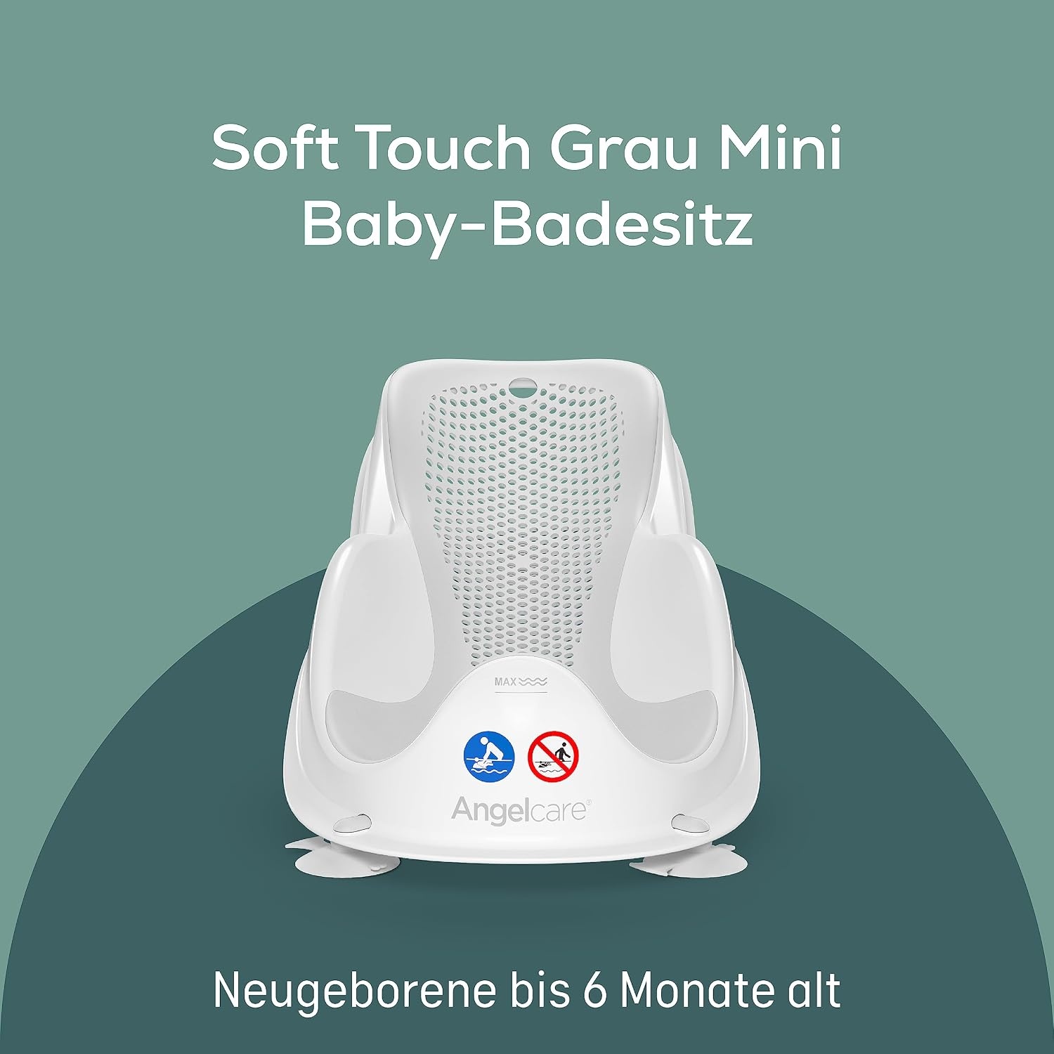 Babybadzitje Lichtgrijs (tot 6 mnd) - 61% Korting