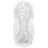 Angelcare Ergonomisch badzitje voor de babybadkuip Light Grey, aangenaam zacht ligvlak, ophangbaar