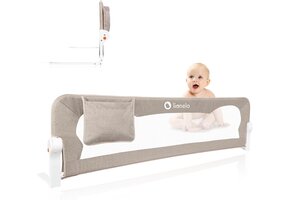 Lionelo Bedhekje Beige Melange - 150x42 cm - 46% Korting