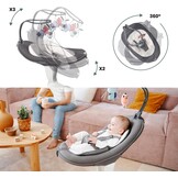 Babymoov Swoon Motion Baby Schommelstoel - Zinc - 81x65x79 cm