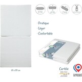 Babycalin Opvouwbaar Babymatras - 60 x 120 x 4 cm - Wit
