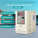 Jadeshay Variable Frequency Drive 2.2KW Frequentieomvormer - Beige