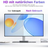 IPROKKO 2 stuks 21,5 inch anti-blauw licht displaybeschermfolie voor computermonitor, afneembare 16:9-beeldverhouding, anti-verblindingsfolie, oogbescherming, beschermfolie - Maat 21.5 Zoll-16:9 Seitenverhältnis
