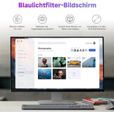 IPROKKO 2 stuks 21,5 inch anti-blauw licht displaybeschermfolie voor computermonitor, afneembare 16:9-beeldverhouding, anti-verblindingsfolie, oogbescherming, beschermfolie - Maat 21.5 Zoll-16:9 Seitenverhältnis