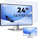 IPROKKO 2 stuks 21,5 inch anti-blauw licht displaybeschermfolie voor computermonitor, afneembare 16:9-beeldverhouding, anti-verblindingsfolie, oogbescherming, beschermfolie - Maat 21.5 Zoll-16:9 Seitenverhältnis