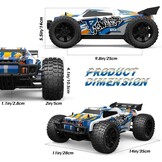 DEERC 9205E RC op afstand bestuurde auto met 48 km/u High Speed, 4WD 1:10 RC Car Off-Road 2,4 GHz draadloze afstandsbediening, monstertruck buggy, 2 accu's lange looptijd, crawler speelgoed, racewagen