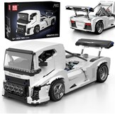 Mould King 10036 Technik Truck Knight Modelset - 1604 Delen - 35,2 cm - Wit