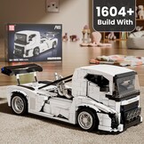 Mould King 10036 Technik Truck Knight Modelset - 1604 Delen - 35,2 cm - Wit