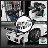 Mould King 10036 Technik Truck Knight Modelset - 1604 Delen - 35,2 cm - Wit