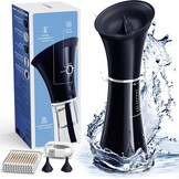 KAUGIC Elektrische Oorreiniger met Dubbel Reservoir - 4 Drukstanden en Temperatuursensor - Zwart