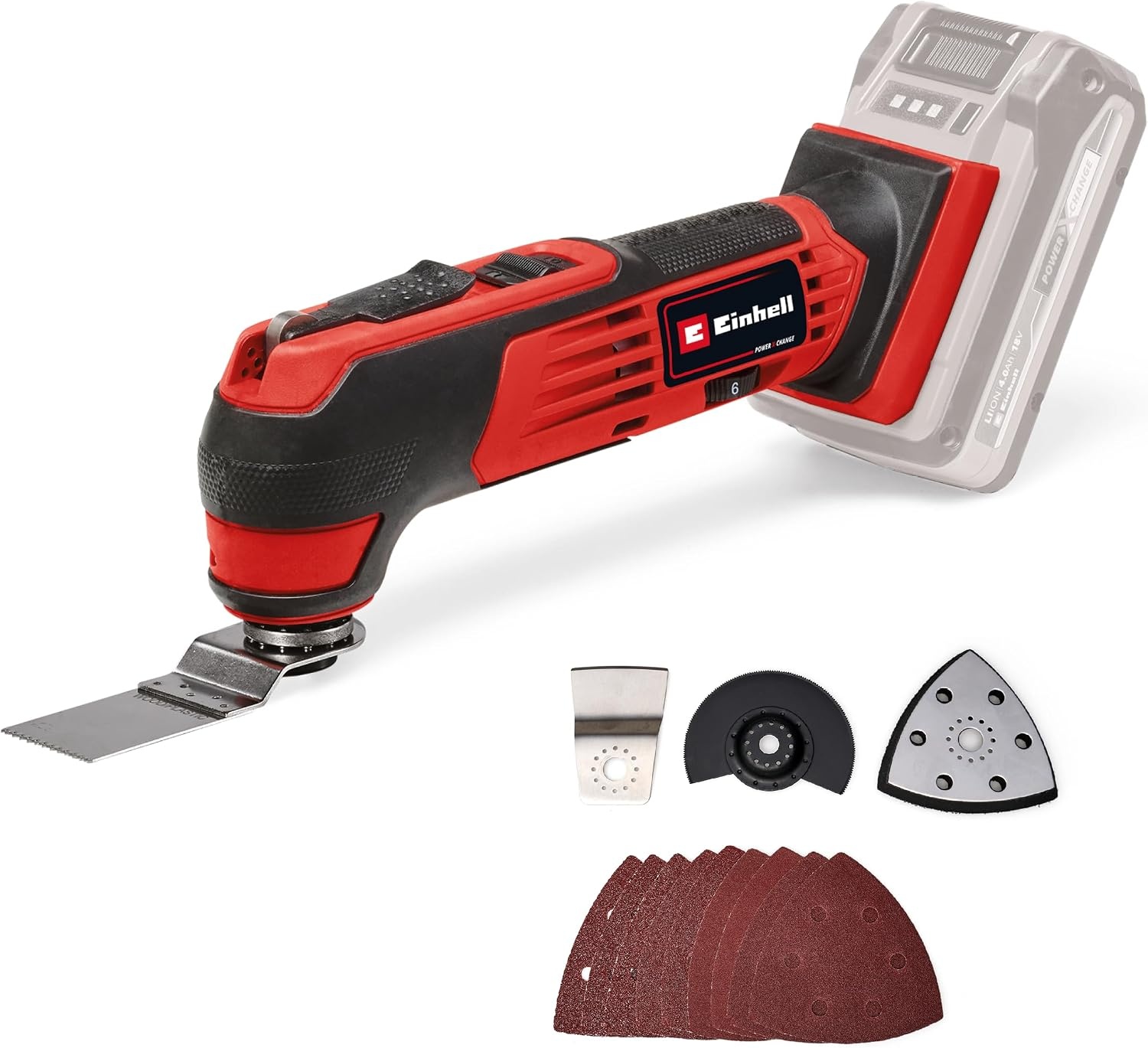 Einhell accu-multifunctiegereedschap TE-MG 18/1 Li-Solo