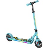 FanttikRide C9 Pro Elektrische step voor kinderen van 8-12 jaar, kleurrijke regenboogverlichting, 8/12/16 km/u, bereik van 8 km, led-display, in hoogte verstelbaar, opvouwbaar, voor jongens en meisjes