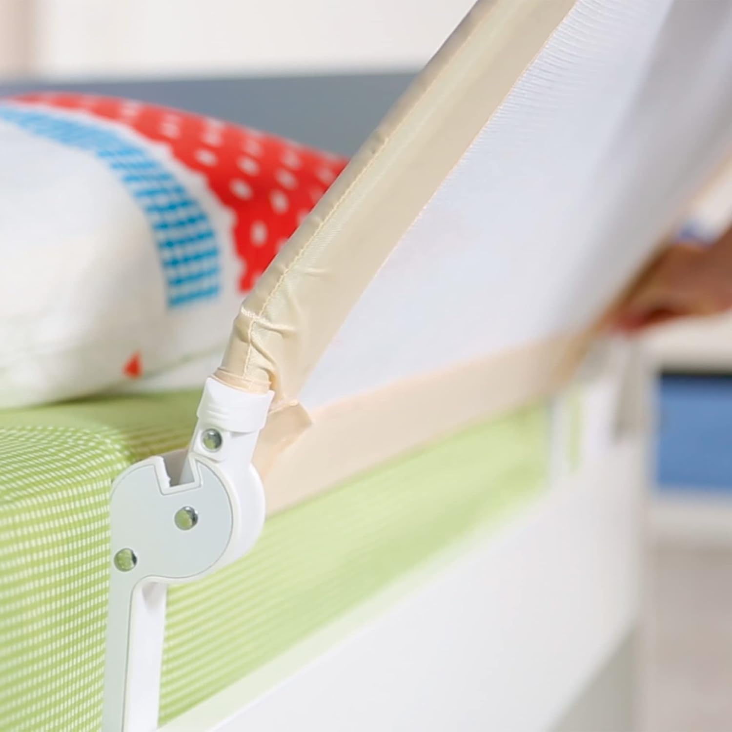 roba Bedhek Klipp-Klapp 150 cm - Opvouwbare Bedhek voor Baby's en Kinderen - Beige