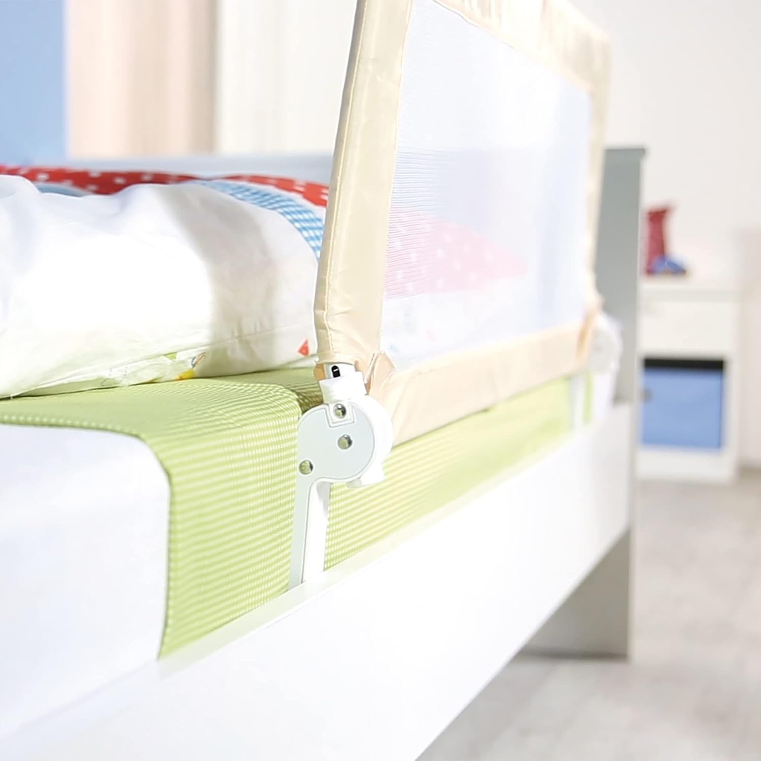 roba Bedhek Klipp-Klapp 150 cm - Opvouwbare Bedhek voor Baby's en Kinderen - Beige
