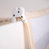 roba Bedhek Klipp-Klapp 150 cm - Opvouwbare Bedhek voor Baby's en Kinderen - Beige