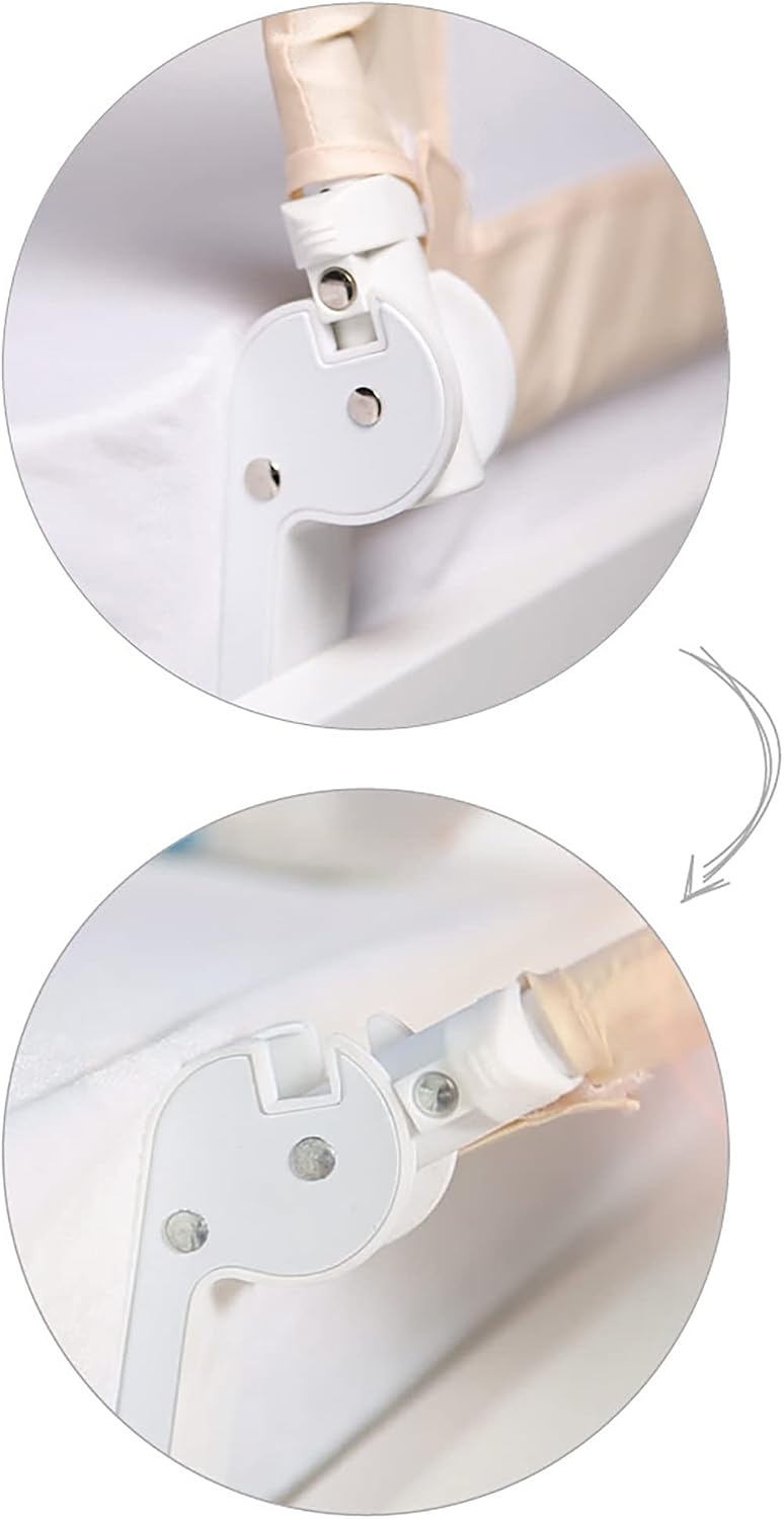roba Bedhek Klipp-Klapp 150 cm - Opvouwbare Bedhek voor Baby's en Kinderen - Beige