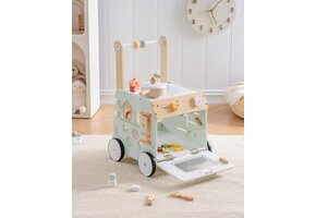 Houten Loopwagen & Keuken 2-in-1 voor Peuters - 34% Korting