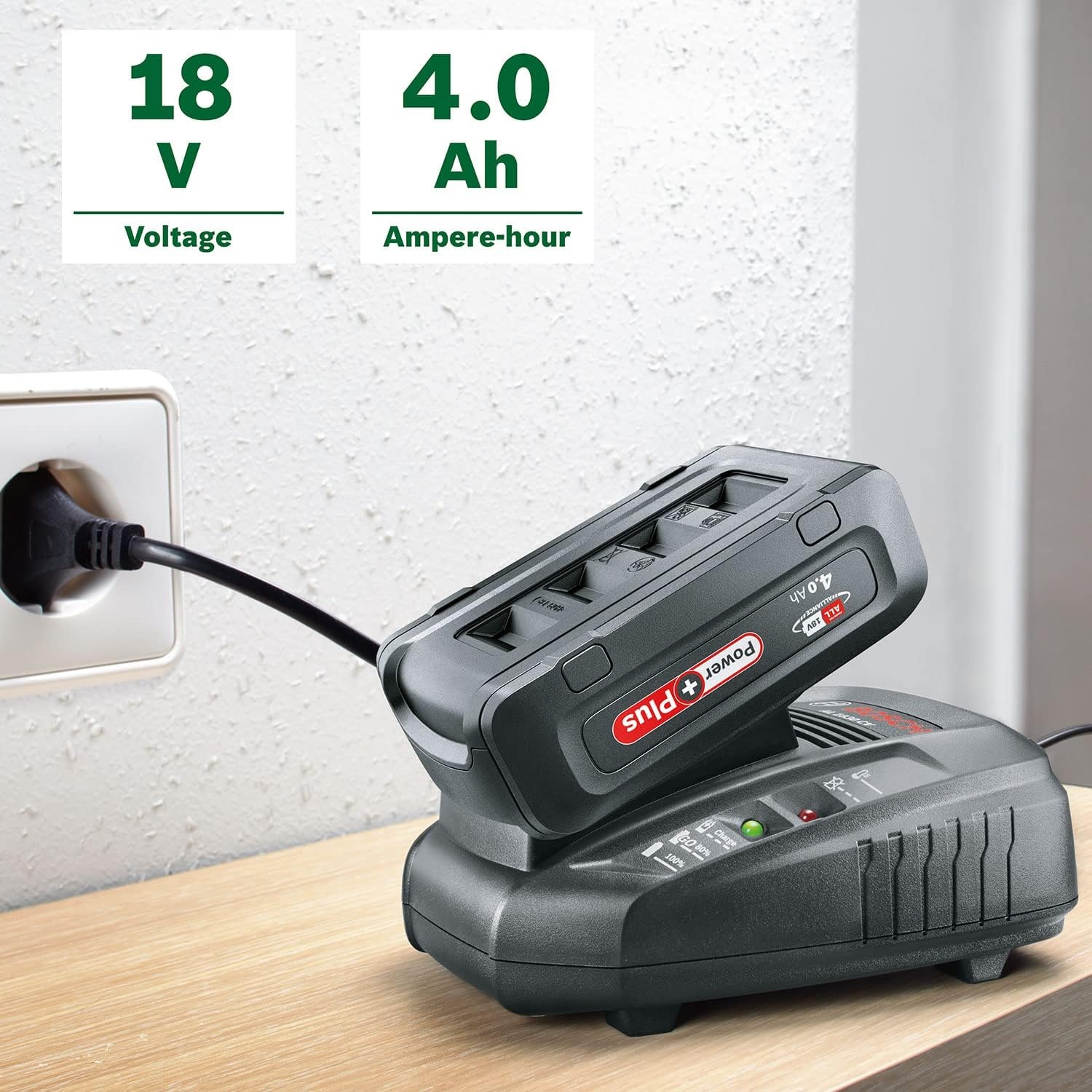 Bosch 18V 4.0 Ah Accu voor POWER FOR ALL - 60% Meer Vermogen