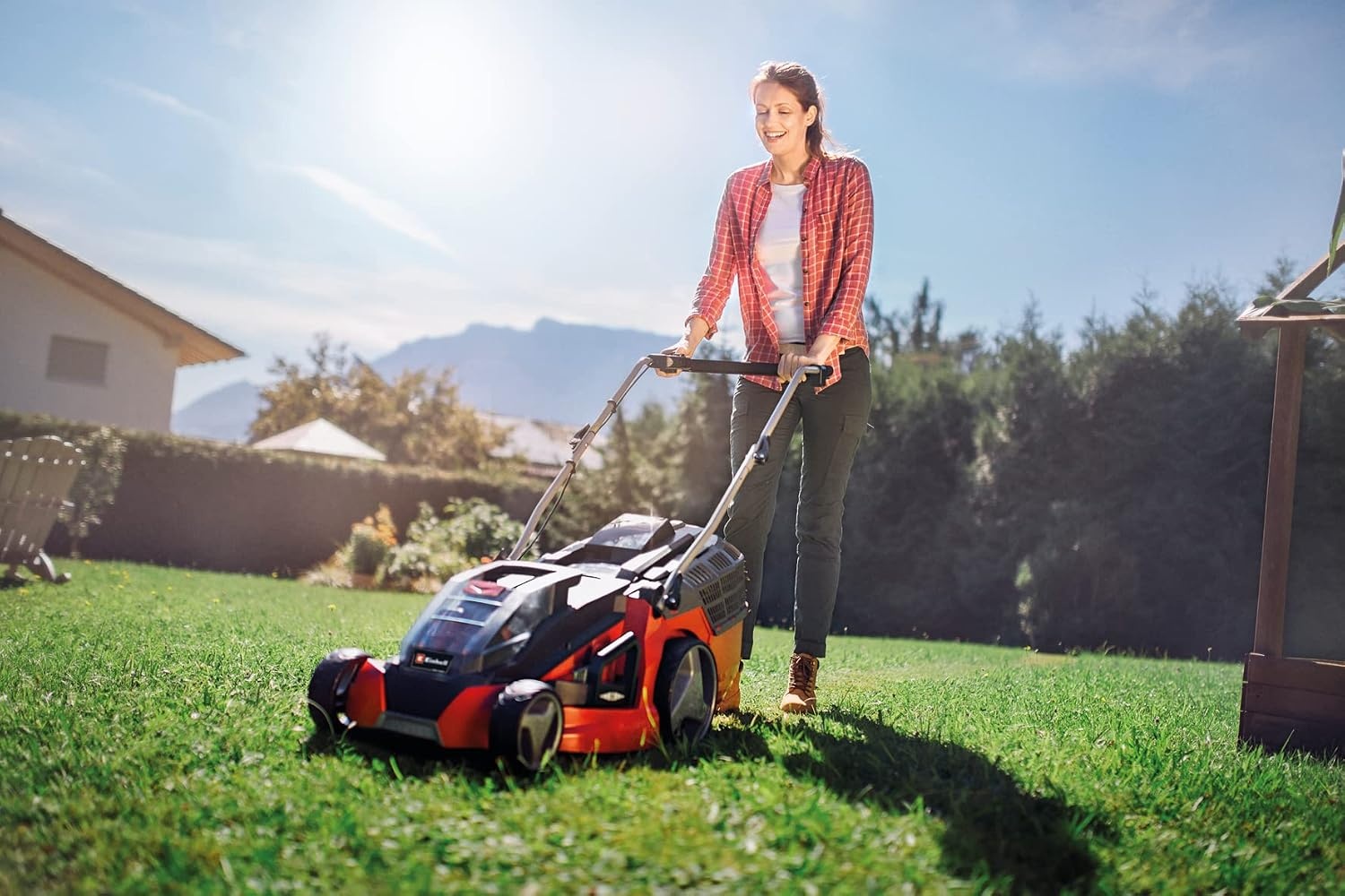Einhell Accu-Grasmaaier 43cm 600m² - 55% Korting
