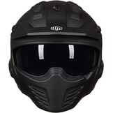 Jethelm Motor/Scooter Zwart Mat 2XL - Inklapbaar Vizier - 46% Korting
