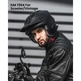 Jethelm Motor/Scooter Zwart Mat 2XL - Inklapbaar Vizier - 46% Korting