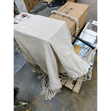 Hangmat schommelstoel Beige, Katoen, Max 120kg - 48% Korting