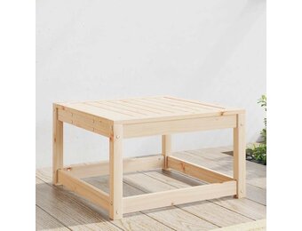 vidaXL Voetenbank Grenenhout - 63.5x63.5x38 cm - 34% Korting