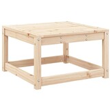 vidaXL Voetenbank Grenenhout - 63.5x63.5x38 cm - 34% Korting