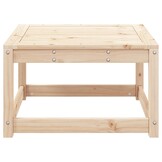 vidaXL Voetenbank Grenenhout - 63.5x63.5x38 cm - 34% Korting