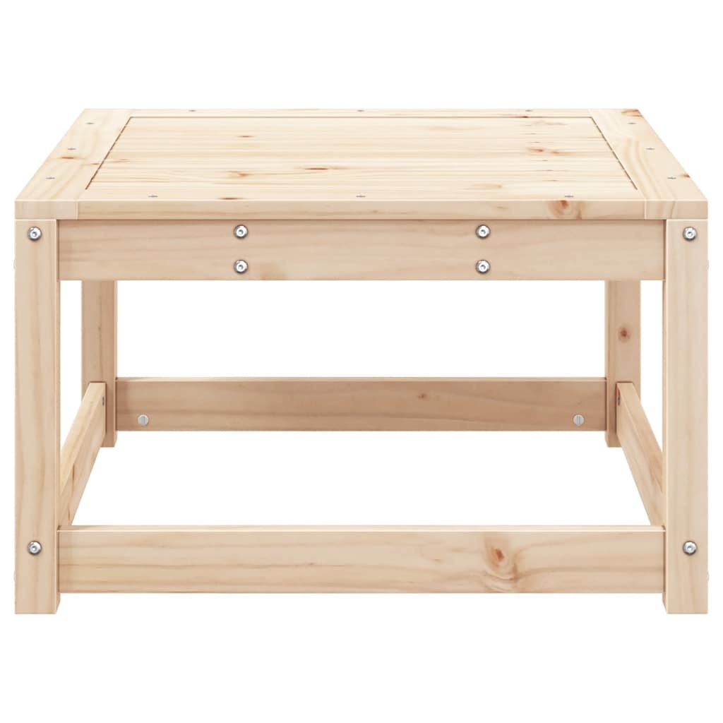 vidaXL Voetenbank Grenenhout - 63.5x63.5x38 cm - 34% Korting