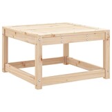 vidaXL Voetenbank Grenenhout - 63.5x63.5x38 cm - 34% Korting
