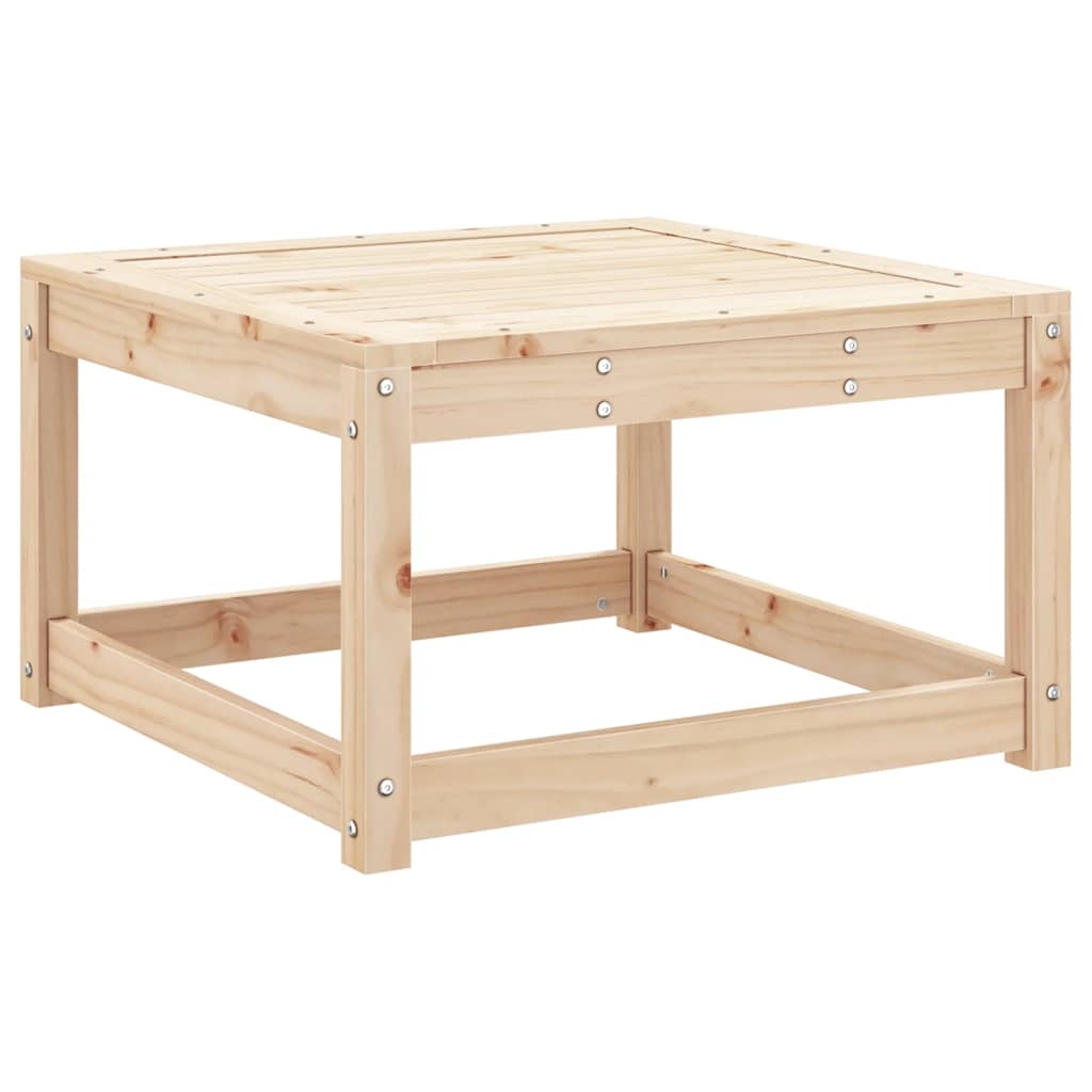 vidaXL Voetenbank Grenenhout - 63.5x63.5x38 cm - 34% Korting