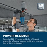 Bosch Boorhamer 720W 2,0 Joule SDS Plus - 54% Korting