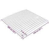 VidaXL Lattenbodem 120x200 cm - Populierenhout, 17 latten, 53% Korting