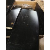 Nachtkastjes Hout & Metaal Zwart (2 stuks) - 58% Korting