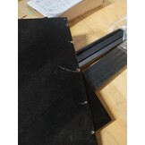 Nachtkastjes Hout & Metaal Zwart (2 stuks) - 58% Korting