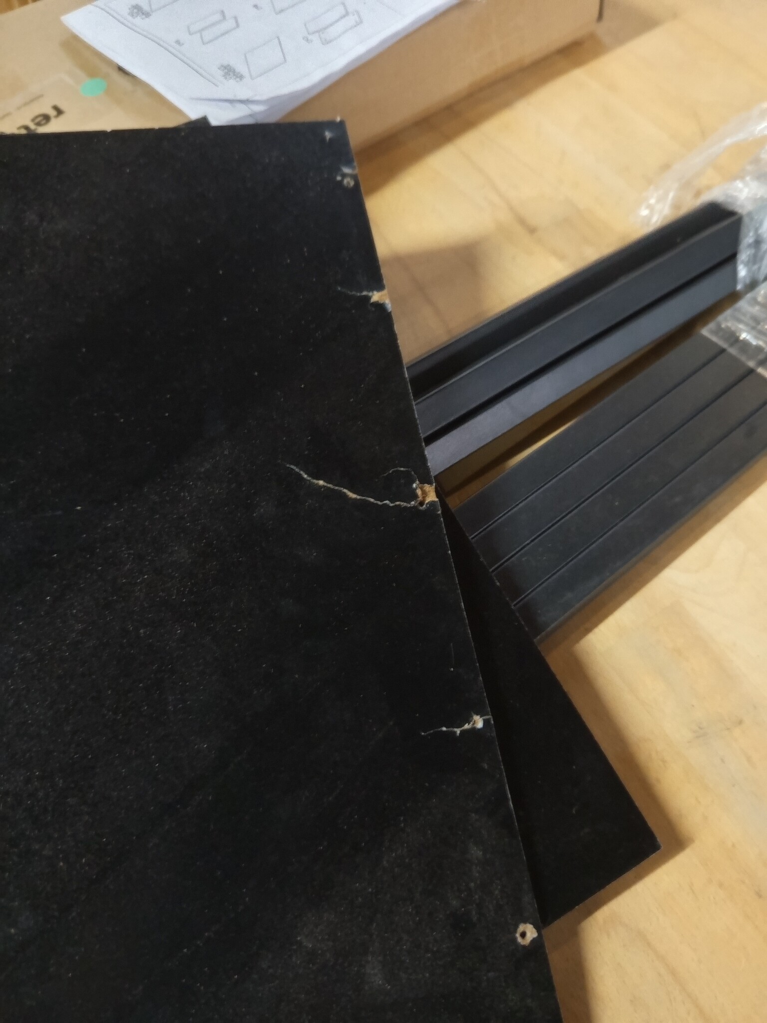 Nachtkastjes Hout & Metaal Zwart (2 stuks) - 58% Korting