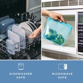 Siliconen Voedselcontainers Set (2 stuks) - Lekvrij & Vaatwasbestendig - 34% Korting