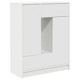 vidaXL Dressoir met Laden en Deuren 73x31x90 cm Wit - 54% Korting!