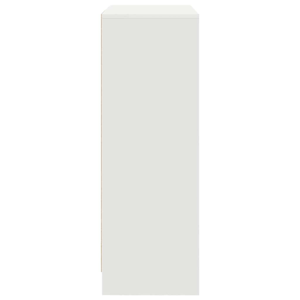 vidaXL Dressoir met Laden en Deuren 73x31x90 cm Wit - 54% Korting!