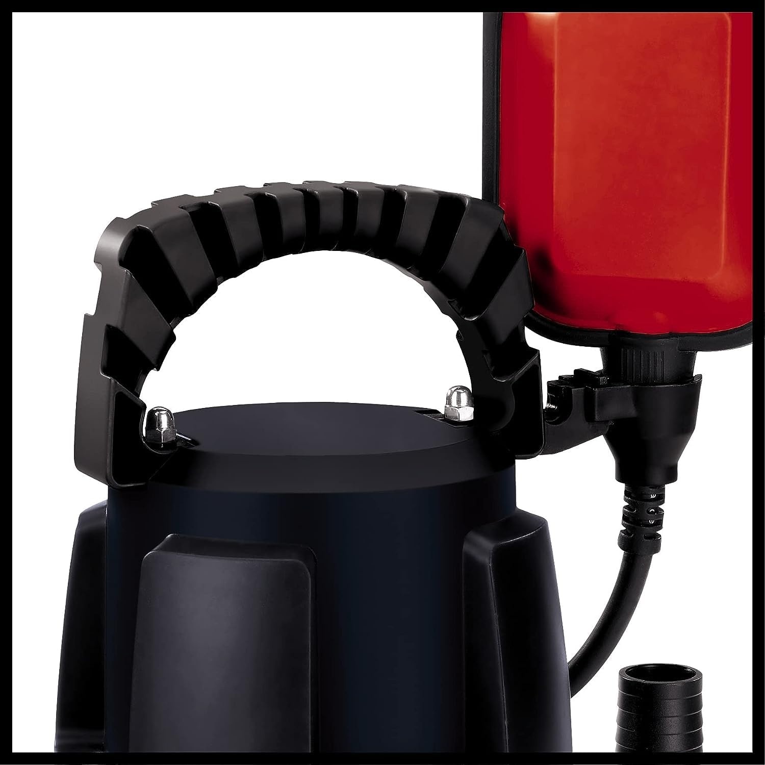 Einhell GC-DP 7835 vuilwaterpomp (rood, 780W, Ø35 mm vreemde voorwerpen, 15.700 l/h, vlotterschakelaar, draaggreep, kabelopwikkeling, universele aansluiting), rood
