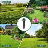 Zonnewering tegen mol, 6 stuks op zonne-energie, muizen, repeller, voor buiten, zonder gevaar voor dieren, voor tuin, gazon buiten, voor taupe, veldmuis, slang