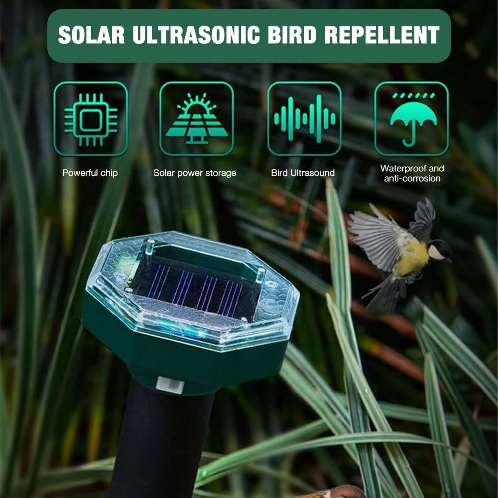 Zonnewering tegen mol, 6 stuks op zonne-energie, muizen, repeller, voor buiten, zonder gevaar voor dieren, voor tuin, gazon buiten, voor taupe, veldmuis, slang