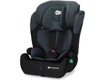 Kinderkraft COMFORT UP I-SIZE 76-150 cm Autostoeltje 9-36 kg, afstelbare hoofdsteun, veiligheidssystemen, Diepe zitting, Eenvoudig te reinigen, Groep 1/2/3, tot 12 jaar, zwart