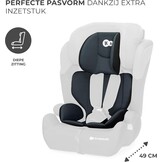 Kinderkraft COMFORT UP I-SIZE 76-150 cm Autostoeltje 9-36 kg, afstelbare hoofdsteun, veiligheidssystemen, Diepe zitting, Eenvoudig te reinigen, Groep 1/2/3, tot 12 jaar, zwart