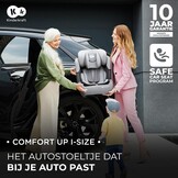 Kinderkraft COMFORT UP I-SIZE 76-150 cm Autostoeltje 9-36 kg, afstelbare hoofdsteun, veiligheidssystemen, Diepe zitting, Eenvoudig te reinigen, Groep 1/2/3, tot 12 jaar, zwart